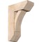 Ekena Millwork Thorton Slat Smooth Bracket w/ Offset Brace, Douglas Fir, 7 1/2"W x 18"D x 26"H BKT0806X18X26THR06SDF - alternate 1